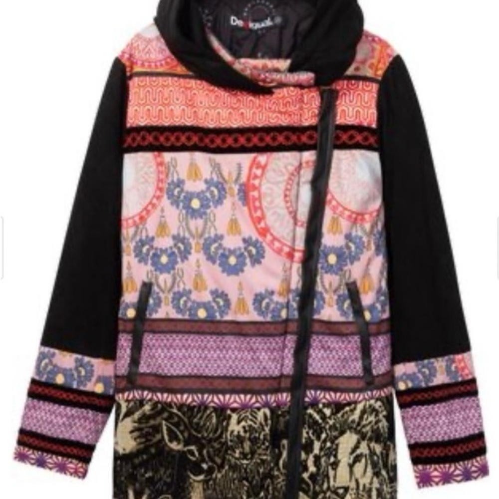 Desigual Women's Jacket with hood NWT, size 44 - Picture 5 of 8